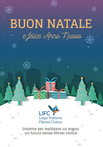 Biglietto Natalizio LIFC - Fiocchi di Neve