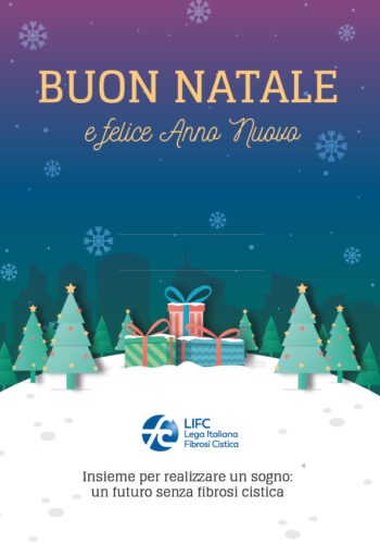 Biglietto Natalizio LIFC - Fiocchi di Neve