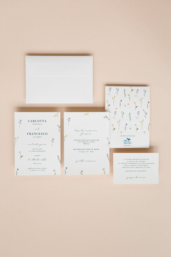 Partecipazioni Matrimonio Fiorellini