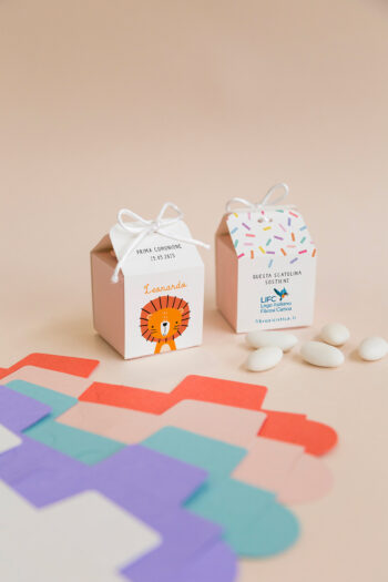 Scatolina porta confetti Animaletti Leone