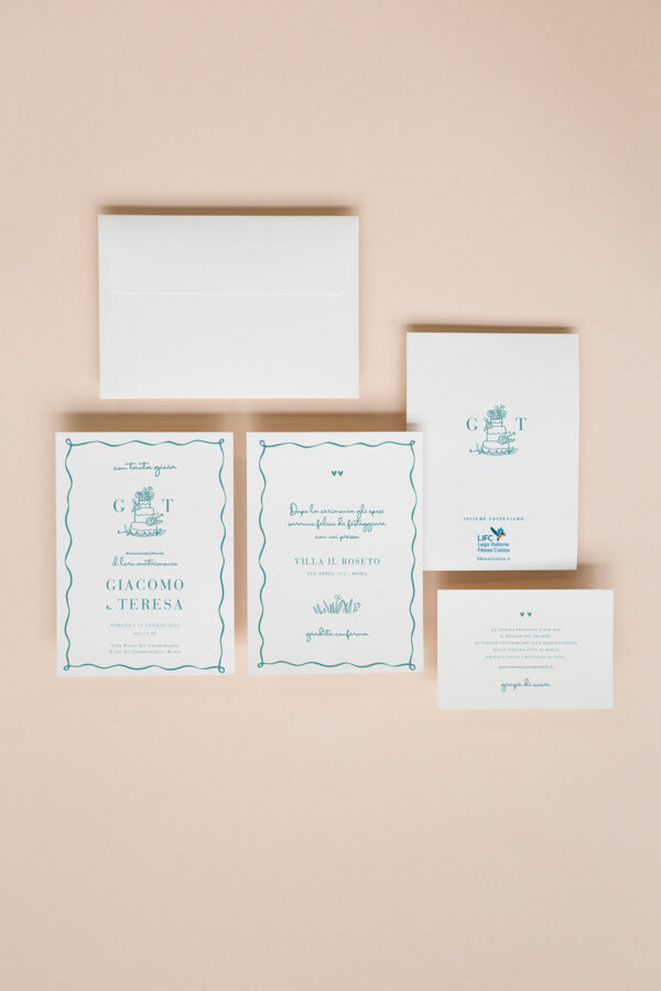 Partecipazioni Matrimonio Linea Frame